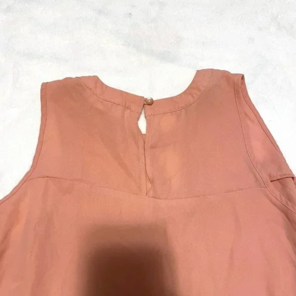 Pink Rose Pink Tank Top with Keyhole - Picture 3 of 5